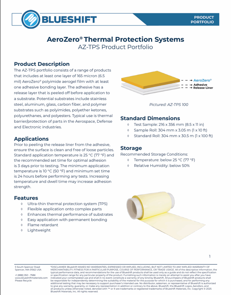 AZ-TPS Product Porfilio