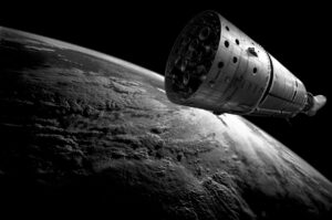 Space junk above Earth